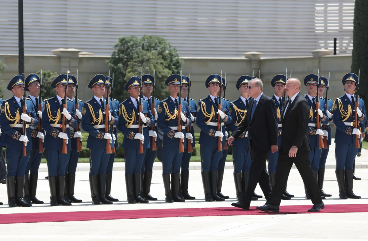 Official welcome ceremony held for President of Türkiye Recep Tayyip Erdogan