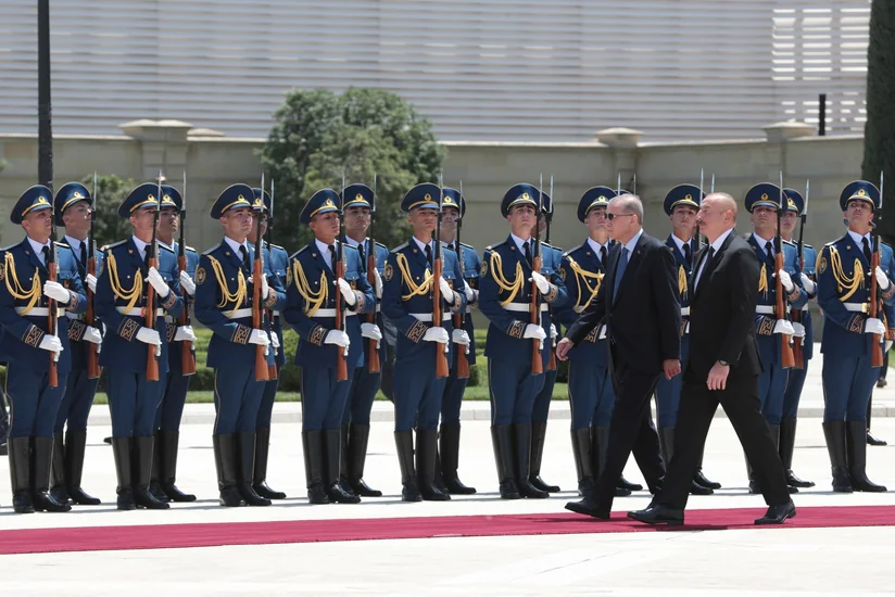 Official welcome ceremony held for President of Türkiye Recep Tayyip Erdogan