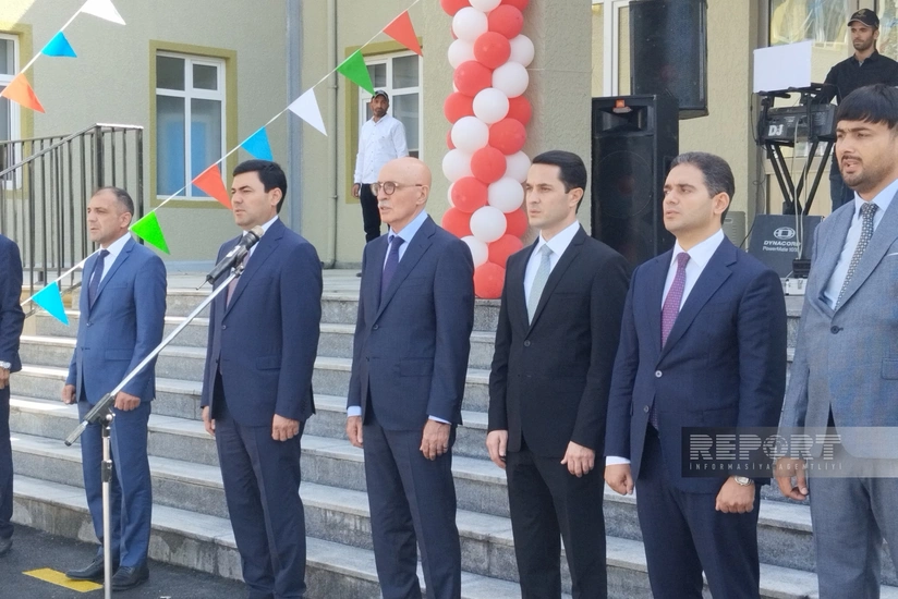 Xaçmazda yeni məktəb binasının açılışı olub 