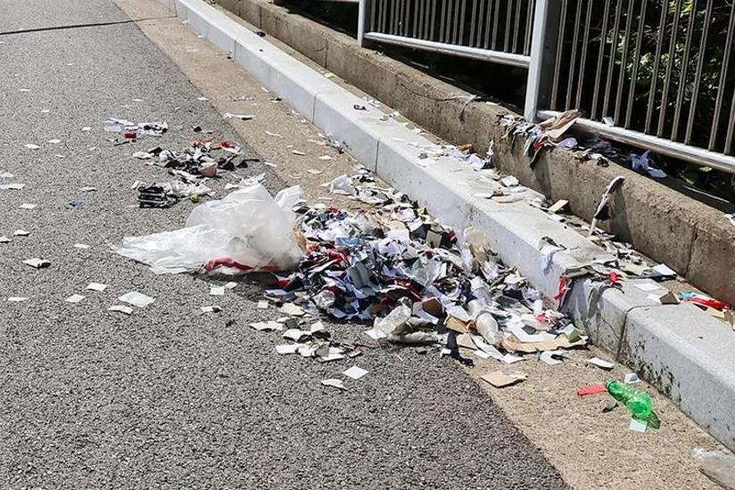 Şimali Koreya yenidən Cənubi Koreyaya zibil balonları buraxıb