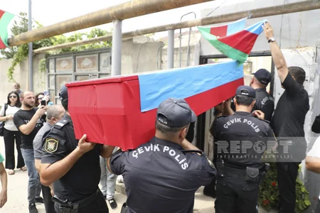 Maştağada Birinci Qarabağ müharibəsinin şəhidi Aydın Qurbanov dəfn edilib - YENİLƏNİB