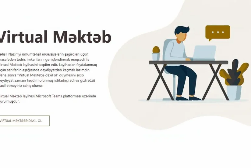 “Virtual məktəb” layihəsi üzrə müəllimlərin qeydiyyatına start verilib