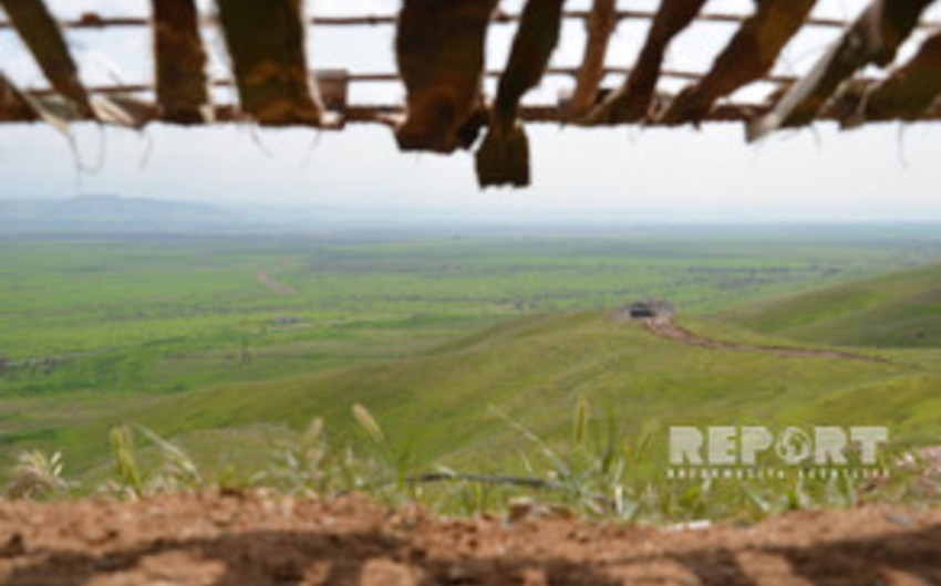 Positions of Azerbaijani army were fired from large-scale machine-guns