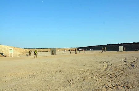 Azərbaycanın hərbi qulluqçuları Qazaxıstanda təlim çərçivəsində tranşey döyüşü nümayiş etdiriblər