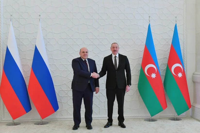 Azərbaycan Prezidenti: “Rusiya ilə planlaşdırıldığından artıq yük həcmini nəql etmək üçün infrastruktur modernləşdirilməlidir”