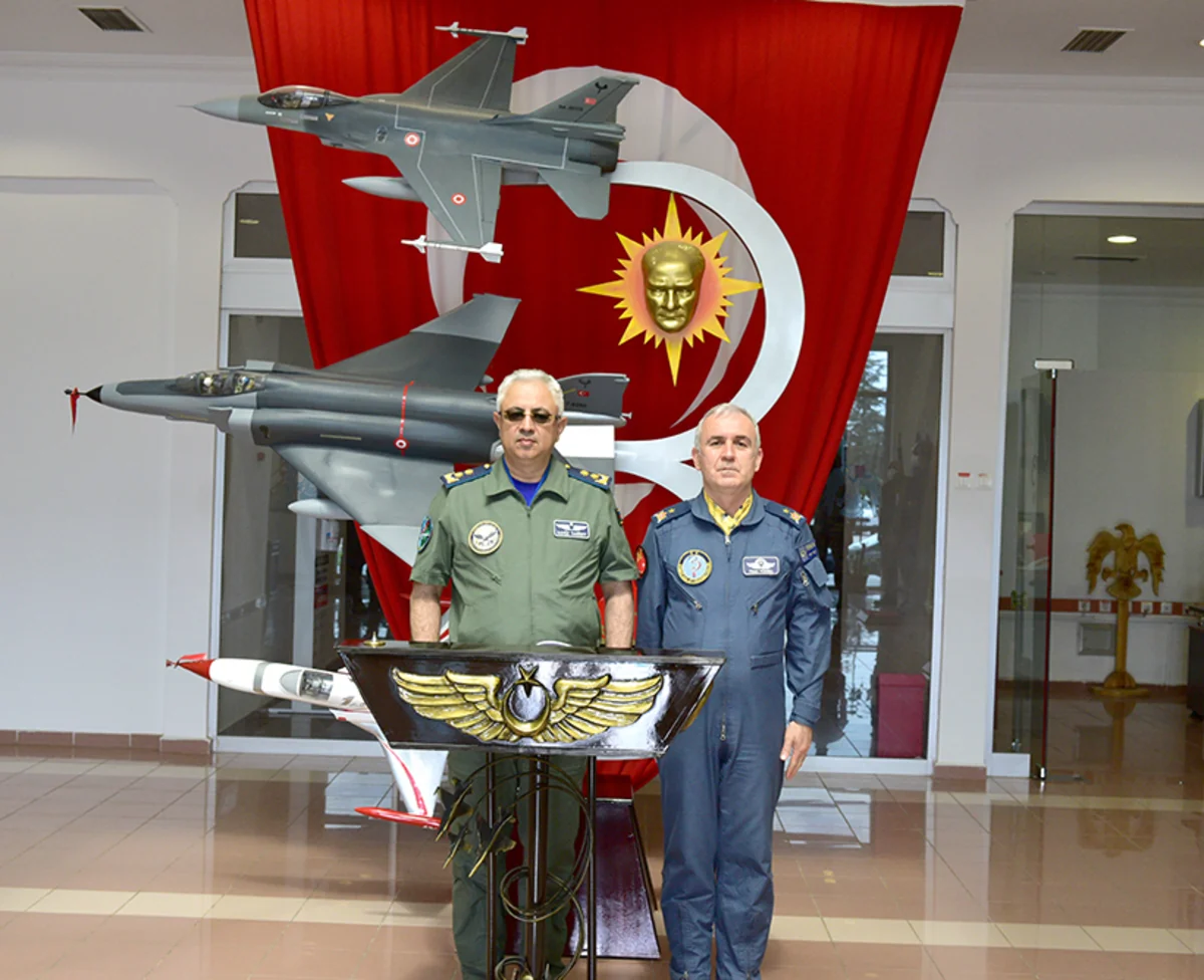 Azerbaijan's Air Force Commander visiting Turkey