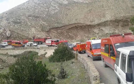 Tunisdə turist avtobusu uçurumdan aşağı düşüb, 50 nəfər yaralanıb