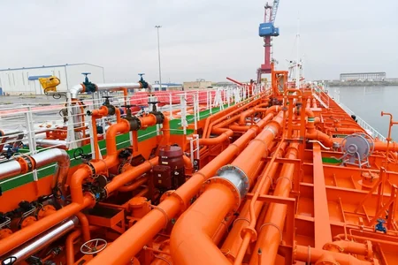 President Ilham Aliyev attended ceremony to launch first tanker built at Baku Shipyard
