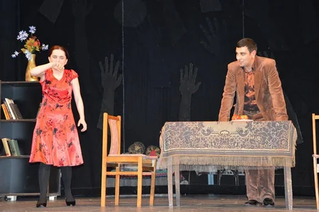 Gənc Tamaşaçılar Teatrı Xocalı soyqırımına həsr olunmuş tamaşasını nümayiş etdirib