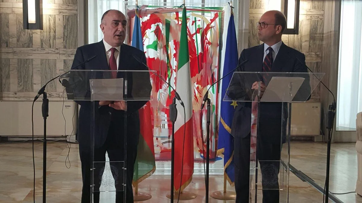 Elmar Məmmədyarov İtaliyanın xarici işlər və beynəlxalq əməkdaşlıq naziri ilə görüşüb