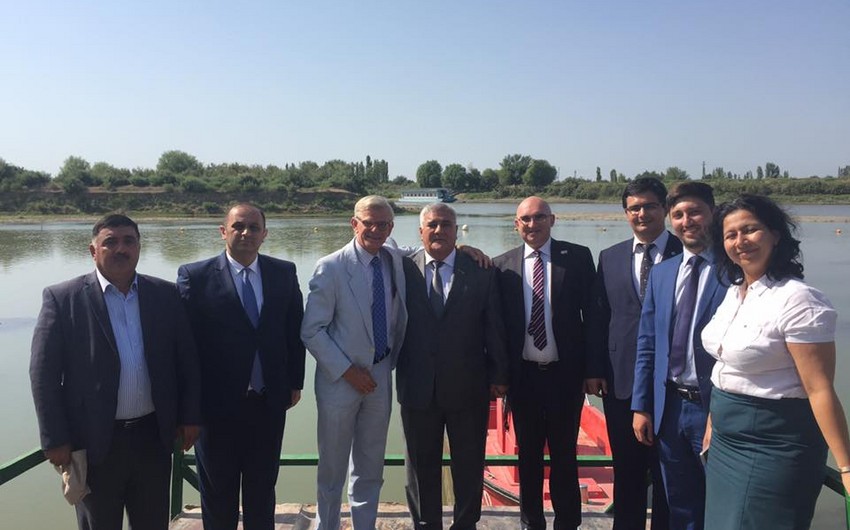Niderland səfiri Sabirabad rayonuna səfər edib