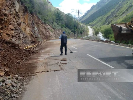 Ordubadda qaya uçqunu baş verib