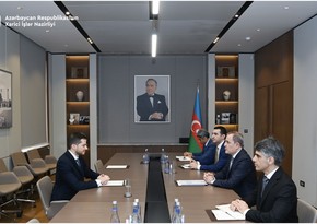 Jeyhun Bayramov receives outgoing Israeli ambassador