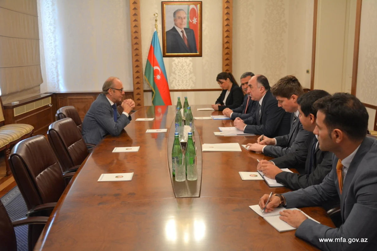Azerbaijani Foreign Minister Elmar Mammadyarov receives Dutch Ambassador