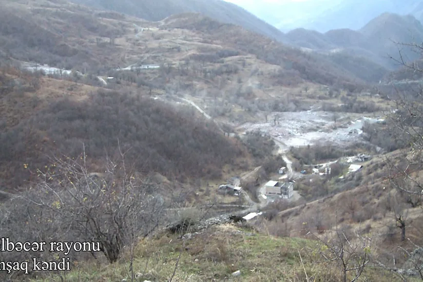 Kəlbəcərin Yanşaq kəndinin görüntüləri
