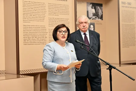 Rusiya Dövlət Dumasında Heydər Əliyevin 100 illiyinə həsr olunmuş sərgi təşkil olunub, MM sədri tədbirdə iştirak edib