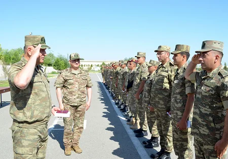 Azerbaijani servicemen leave for Commando Courses in Turkey