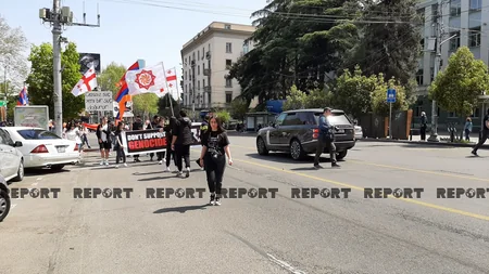Tbilisidə ermənilərin keçirdiyi aksiya başa çatıb