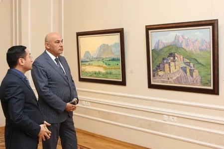 Xalq rəssamı Maral Rəhmanzadənin 100 illiyi münasibətilə sərgi açılıb