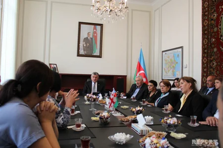 Azərbaycan səfiri Gürcüstandakı Azərbaycandilli məktəblərin qayğıları ilə tanış olub - FOTO