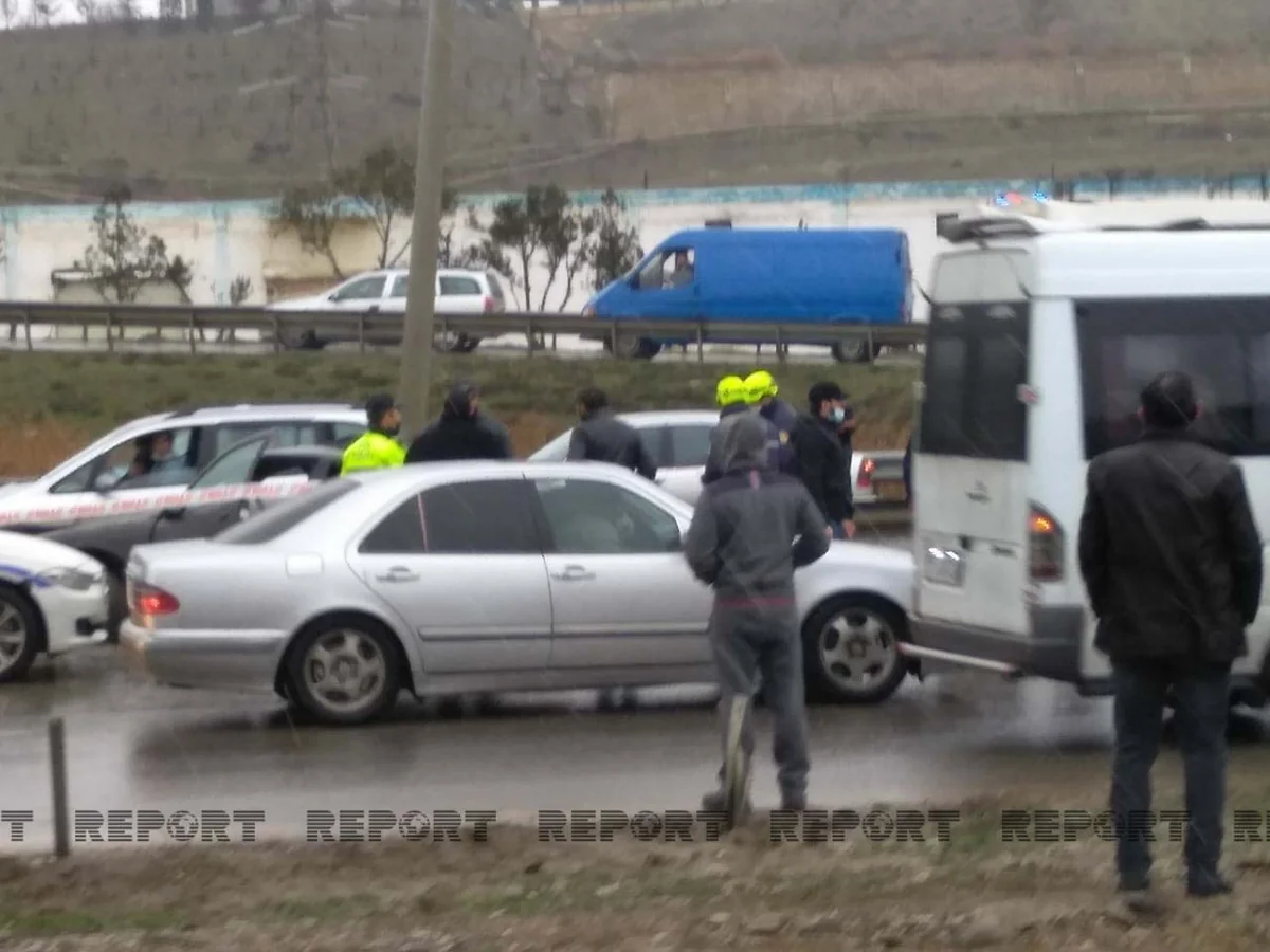 Bakı Mühəndislik Universitetinin yaxınlığında qəza olub, xəsarət alan var