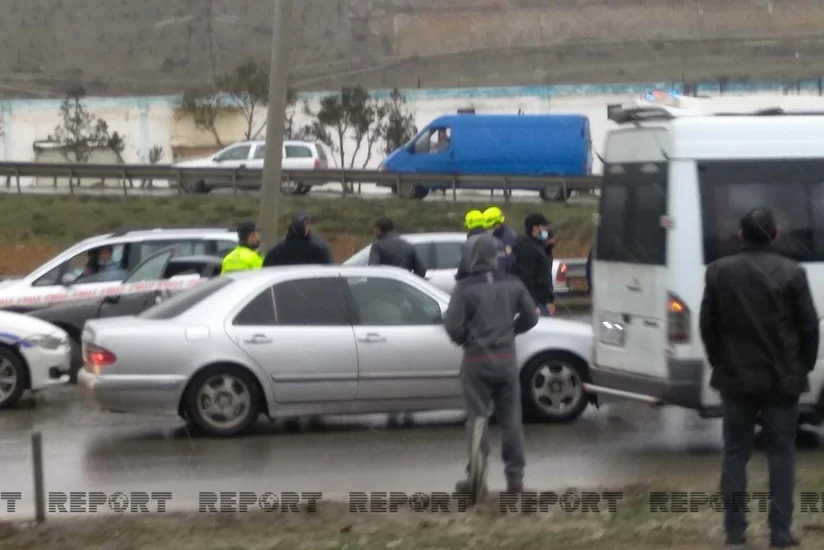 Bakı Mühəndislik Universitetinin yaxınlığında qəza olub, xəsarət alan var