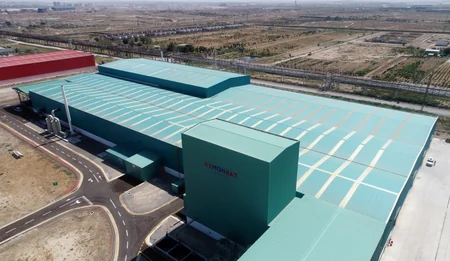 Sumqayıt Kimya Sənaye Parkında “Azmonbat” MMC-nin açılışı olub