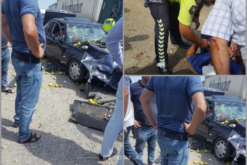Hacıqabulda yol qəzası olub, yaralananlar var