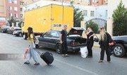 Another group of former IDPs heads to Khidirli village in Aghdam district