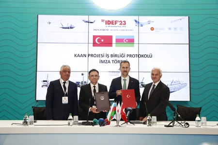 Azərbaycan Müdafiə Sənayesi Nazirliyi ilə TUSAŞ şirkəti arasında Niyyət Protokolu imzalanıb