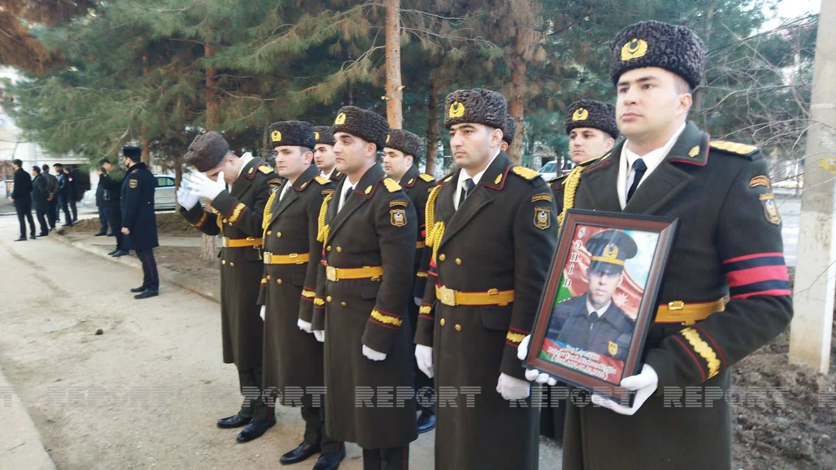 Kəlbəcərdə şəhid olan zabit dəfn edilib
