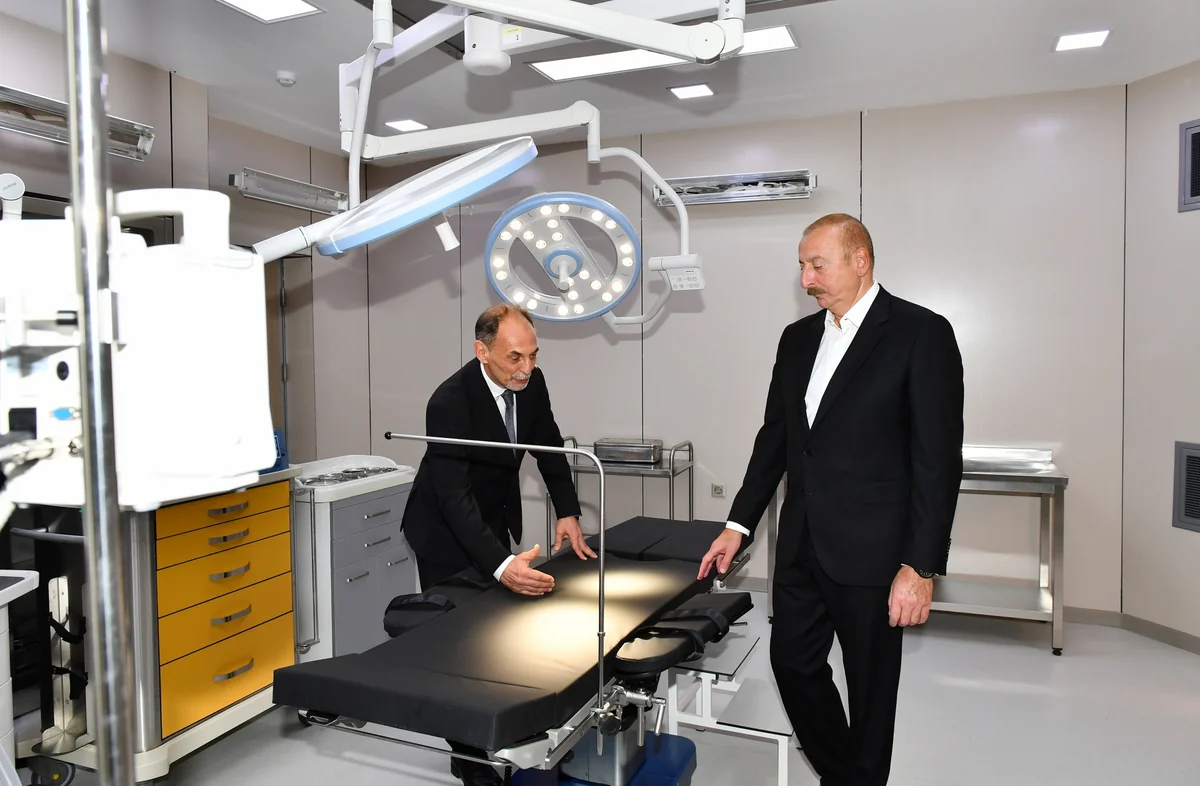 Samux Rayon Mərkəzi Xəstəxanasının yeni binasının açılışı olub - YENİLƏNİB