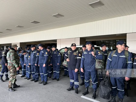 Prezidentin tapşırığı ilə Azərbaycanın xilasetmə qrupu Türkiyəyə çatıb - YENİLƏNİB