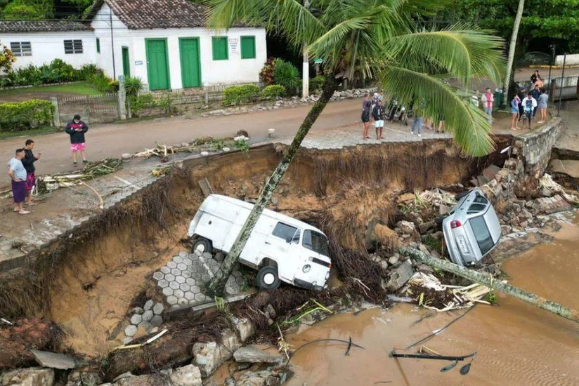 Braziliyada güclü yağışlar nəticəsində ölənlərin sayı 44 nəfərə çatıb