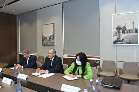 Jeyhun Bayramov meets with assistant to Egyptian foreign minister
