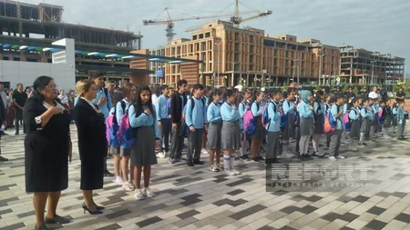 Füzulidə 30 ildən sonra ilk tədris ilinin zəngi çalınıb, nazir mərasimdə iştirak edib - YENİLƏNİB