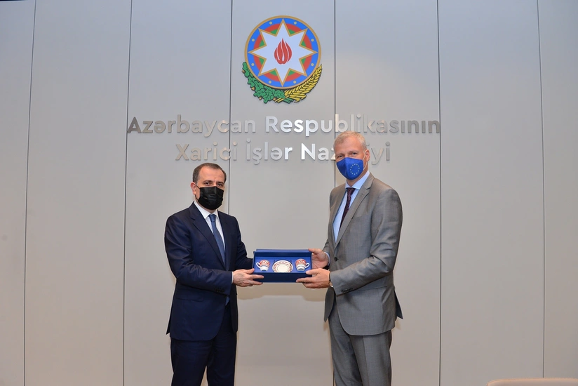 Ceyhun Bayramov Kestudis Yankauskasla vidalaşdı