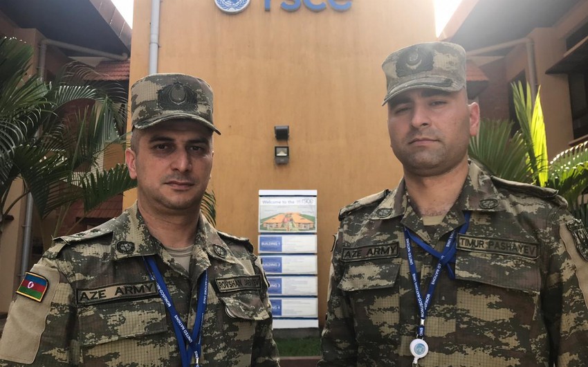Azerbaijani peacekeepers started to serve in the peacekeeping mission in South Sudan