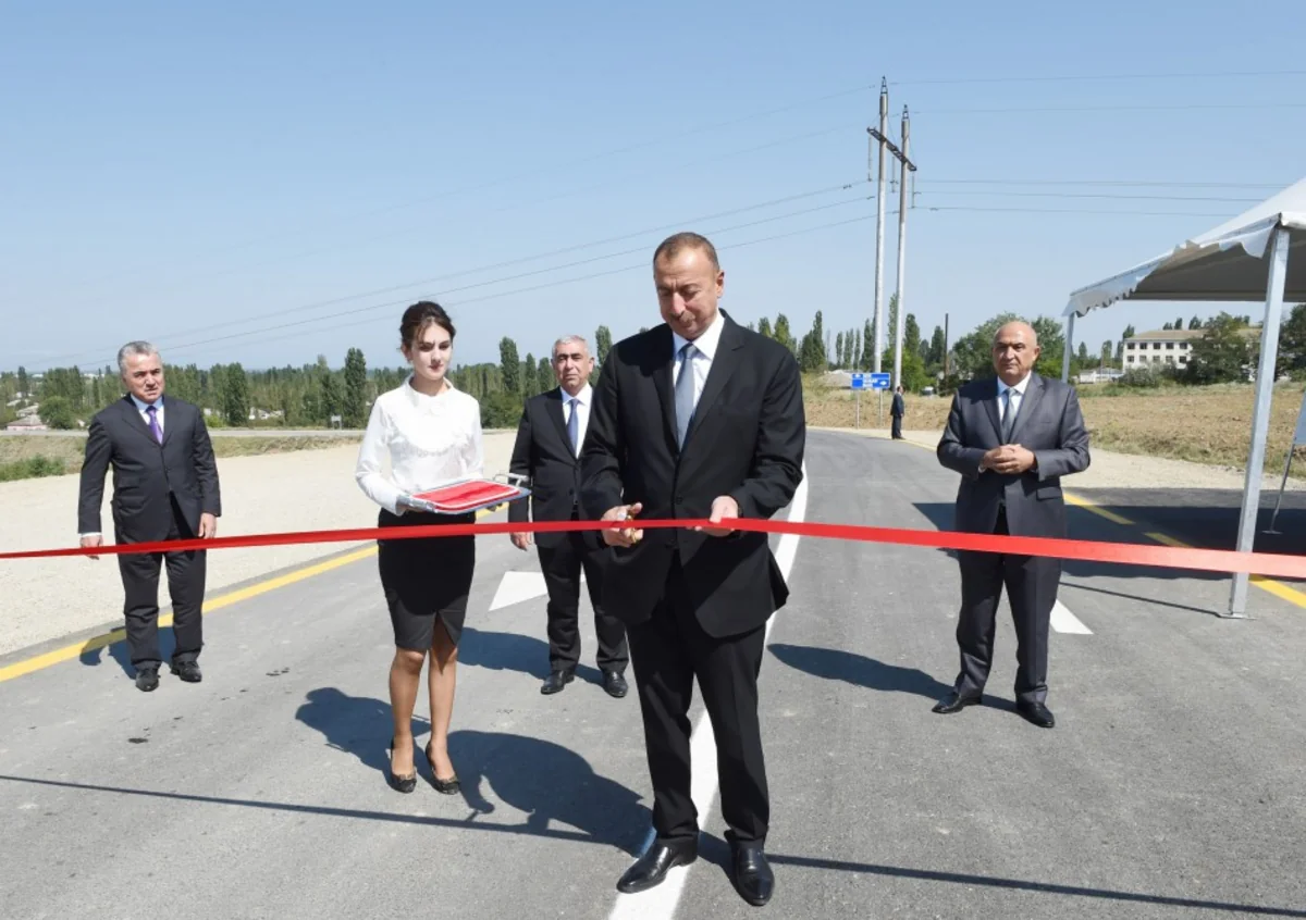 President Ilham Aliyev inaugurated Qusar-Imamgulukand-Qukhuroba highway