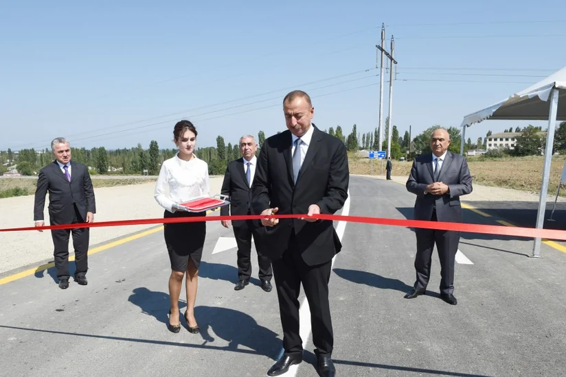 President Ilham Aliyev inaugurated Qusar-Imamgulukand-Qukhuroba highway