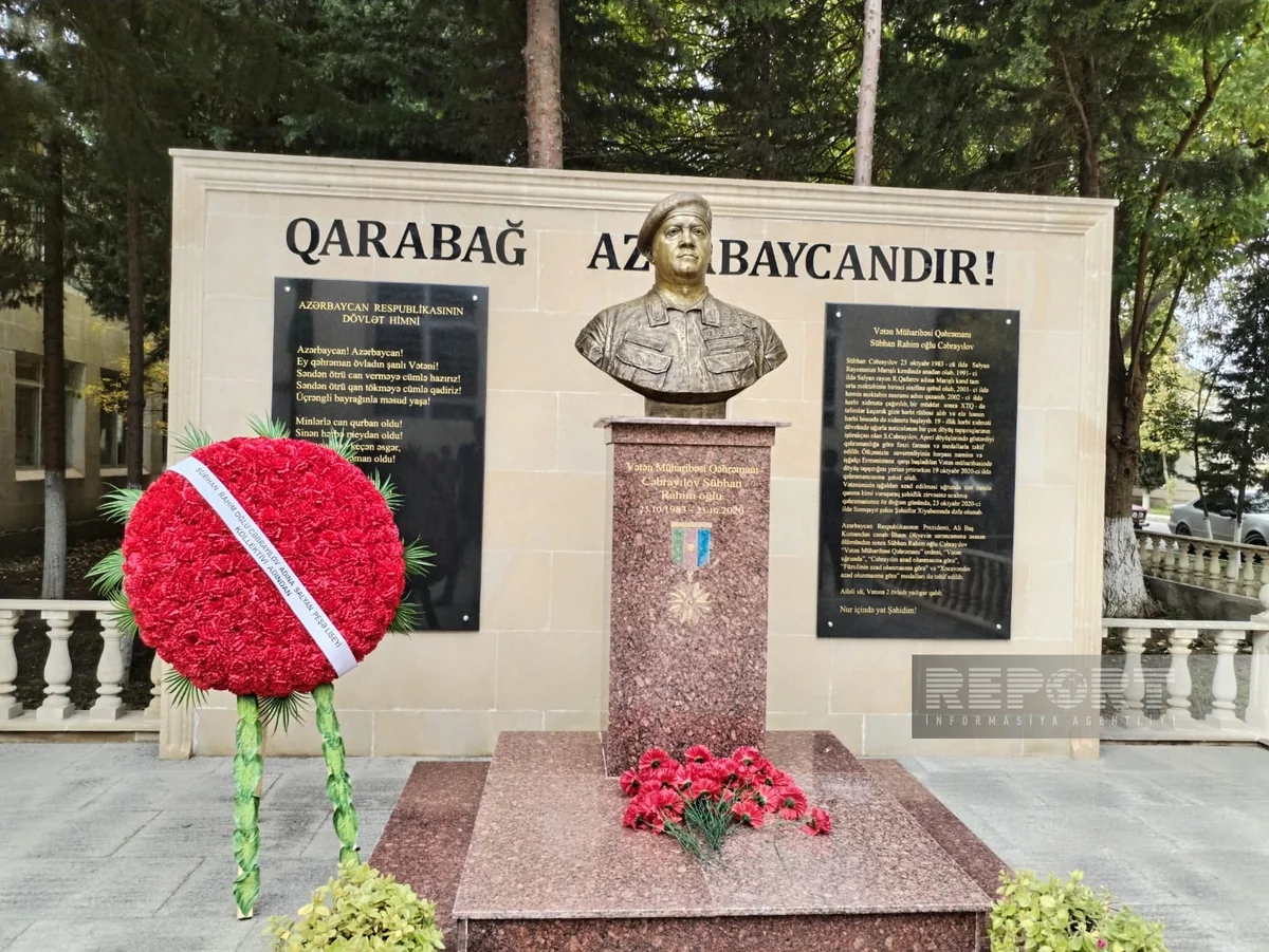 Salyanda Vətən Müharibəsi Qəhrəmanı Sübhan Cəbrayılovun anım mərasimi keçirilib