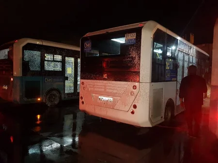 Bakıda sərnişin avtobusları dezinfeksiya edilir