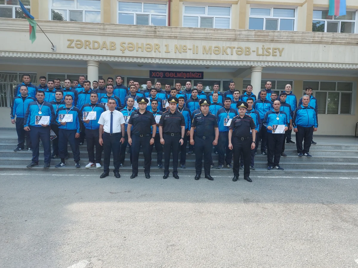 Zərdabda polislər arasında Heydər Əliyevin 100 illik yubileyinə həsr olunmuş yarış keçirilib