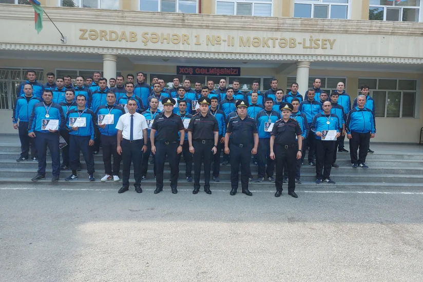 Zərdabda polislər arasında Heydər Əliyevin 100 illik yubileyinə həsr olunmuş yarış keçirilib