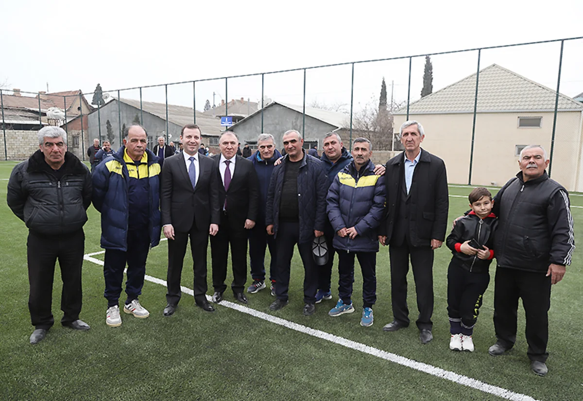 AFFA-nın Gəncədə inşa etdiyi növbəti meydança istifadəyə verilib