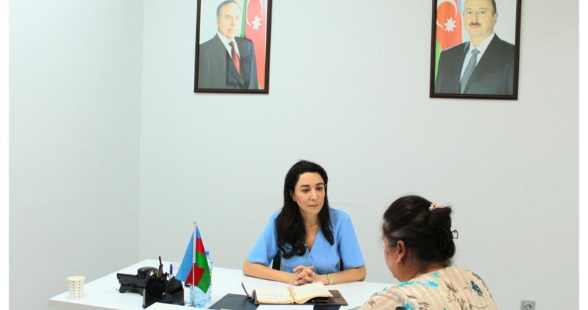 Ombudsman Səbinə Əliyeva növbəti vətəndaş qəbulu keçirib