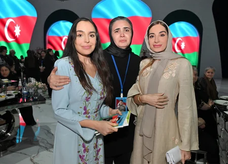 Leyla Aliyeva and Arzu Aliyeva attend Iftar ceremony with mothers of martyrs