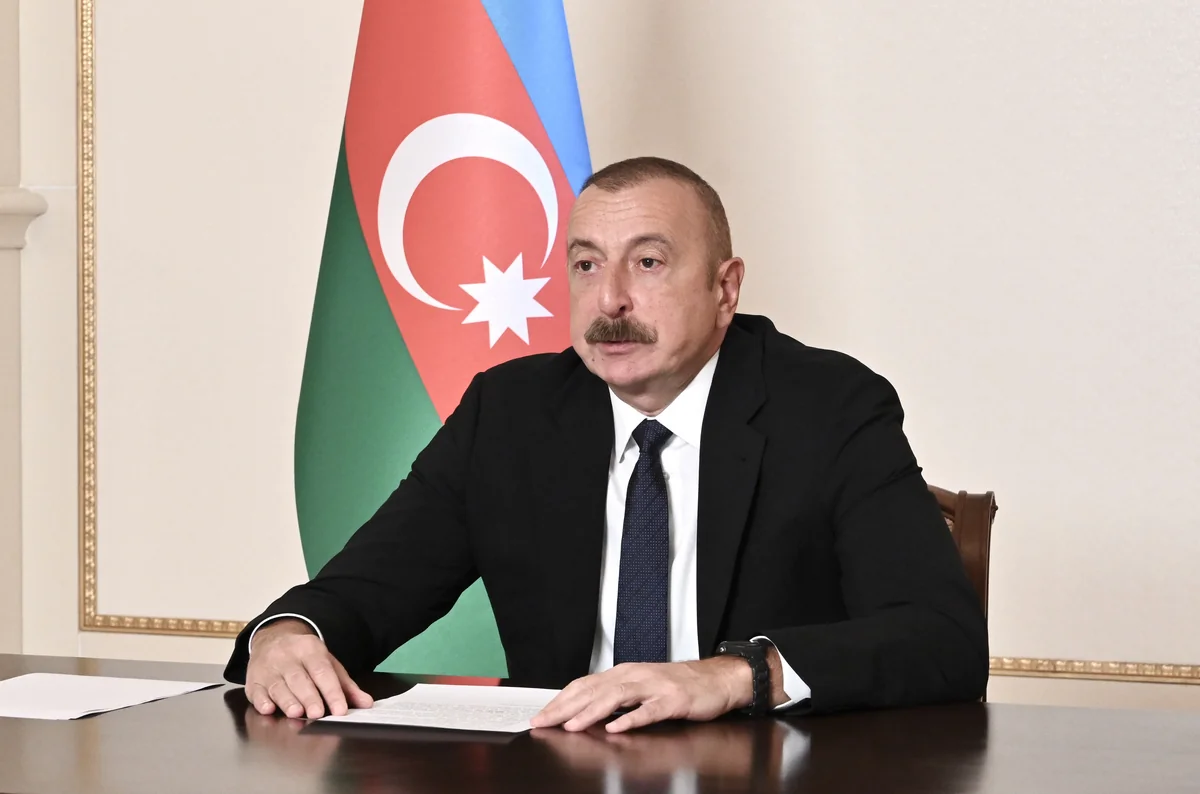 Speech by President of Azerbaijan in video format at UN event presented
