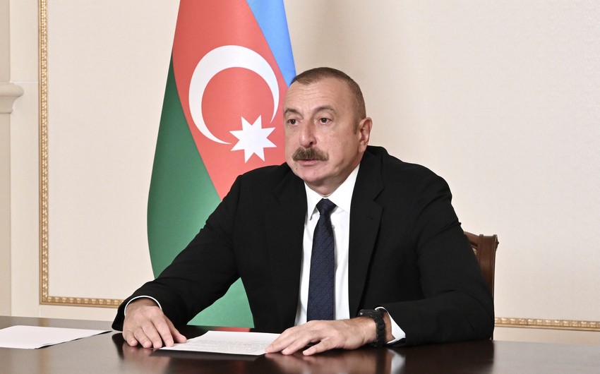 Speech by President of Azerbaijan in video format at UN event presented 