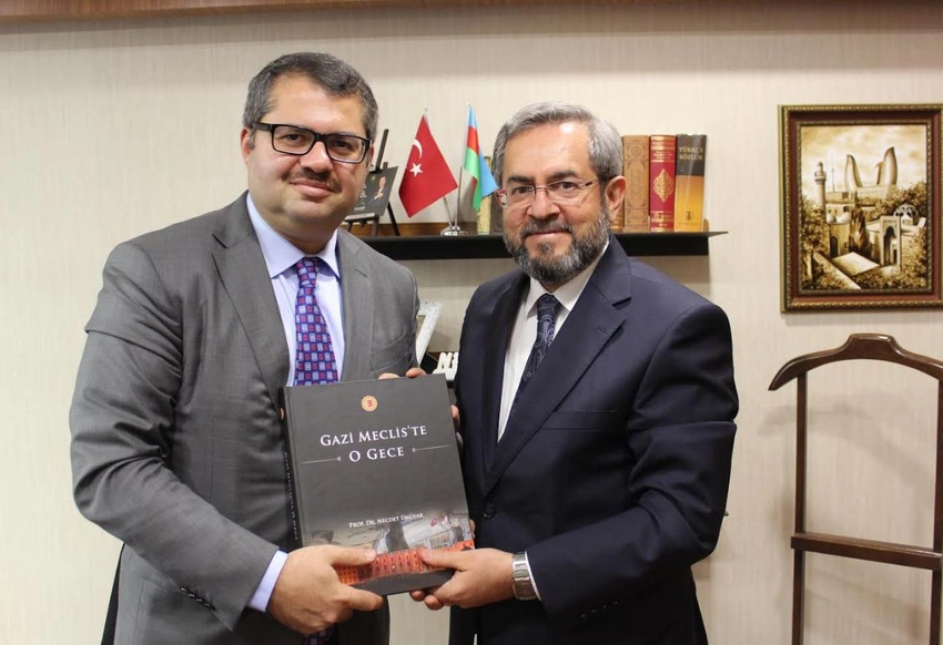 Xəzər İbrahim Türkiyə-Azərbaycan Parlamentlərarası Dostluq Qrupunun rəhbəri ilə görüşüb